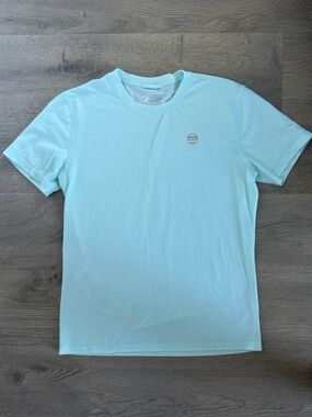 Marine Layer Sport Men's Light Aqua Crewneck Short-Sleeve Tee